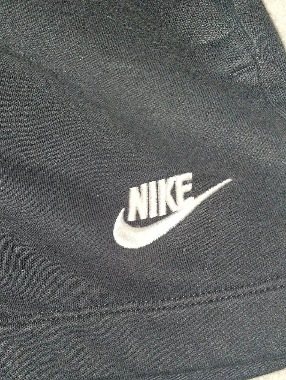 Lot Of 2 NIKE Medium BLACK shorts Nike Black Shorts with White Reflective Swoosh